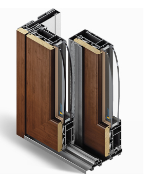 ALLUMINIO LEGNO SCORREVOLE MOD.2